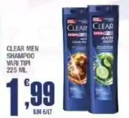 Splendidi e Splendenti Clear men shampoo offerta