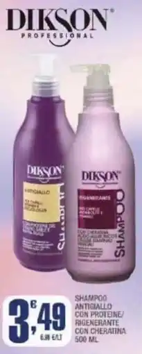 Splendidi e Splendenti Shampoo antigiallo con proteine/ rigenerante con cheratina offerta