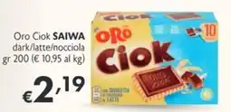 SuperW Oro Ciok SAIWA offerta