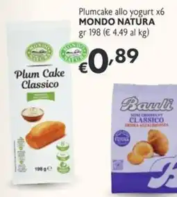 SuperW Plum Cake Classico Mondo Natura offerta