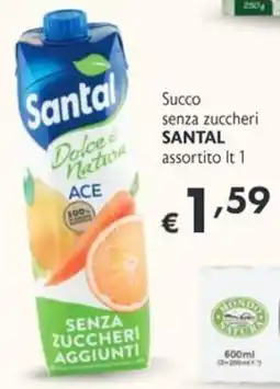 SuperW Succo senza zuccheri SANTAL offerta