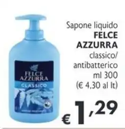 SuperW Sapone liquido Felce Azzurra classico offerta