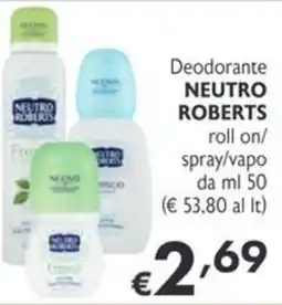 SuperW Deodorante Neutro Roberts offerta