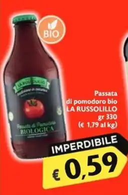 SuperW Passata di pomodoro bio LA RUSSOLILLO offerta