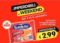SuperW Sottilette Classiche offerta