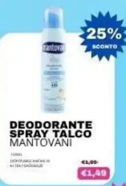 KOKO Emporio Deodorante spray talco Mantovani offerta
