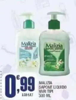 Splendidi e Splendenti Malizia sapone liquido offerta