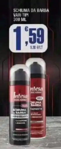 Splendidi e Splendenti Intesa schiuma da barba offerta