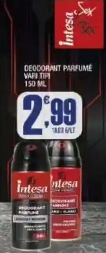 Splendidi e Splendenti Intesa deodorante parfumé offerta