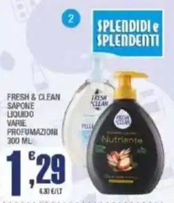 Splendidi e Splendenti Fresh & Clean Sapone liquido Nutriente offerta