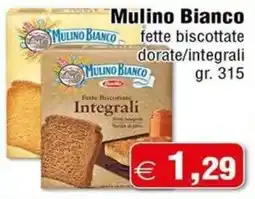 Magazzini Smart Mulino Bianco fette biscottate integrali offerta