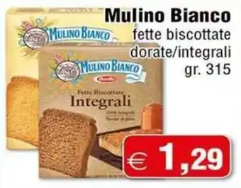 Mulino Bianco fette biscottate integrali