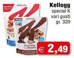 Magazzini Smart Kellogg special K Granola con Avena offerta