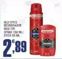 Splendidi e Splendenti Old Spice deodorante offerta