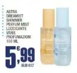Splendidi e Splendenti Astra Dreamist Shimmer Perfum Mist Lucicante offerta