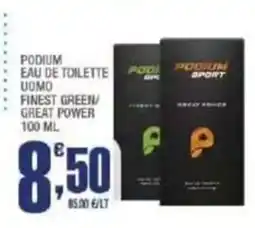 Splendidi e Splendenti Podium eau de toilette uomo finest green/great power offerta