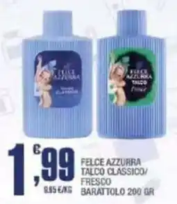 Splendidi e Splendenti Felce Azzurra talco classico offerta