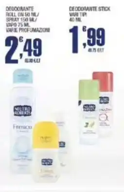 Splendidi e Splendenti Deodorante roll on Neutro Roberts offerta