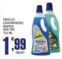 Splendidi e Splendenti Emulsio lavapavimenti ravviva offerta