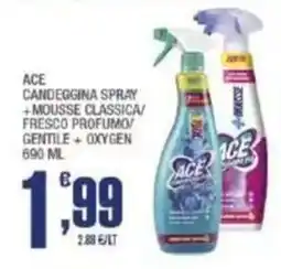 Splendidi e Splendenti Ace candeggina spray offerta