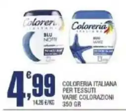 Splendidi e Splendenti Coloreria Italiana per tessuti offerta
