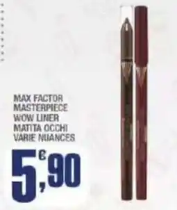 Splendidi e Splendenti Max Factor masterpiece wow liner matita occhi varie nuance offerta