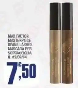 Splendidi e Splendenti Max Factor Masterpiece Divine Lashes Mascara per Sopracciglia offerta