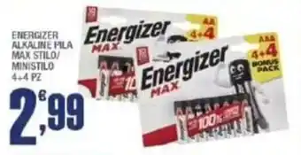 Energizer alkaline pila max stilo