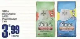Splendidi e Splendenti Simba croccantini gatto pollo/manzo offerta