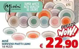 Casa & Co Misè servizio piatti lumi offerta
