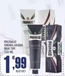 Splendidi e Splendenti Proraso crema barba offerta