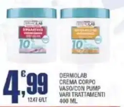 Splendidi e Splendenti Dermolab crema corpo offerta