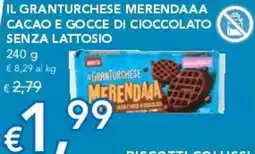 Migross Supermercati e Market Il granturchese merendaaa cacao e gocce di cioccolato senza lattosio offerta
