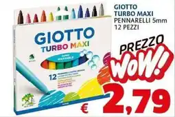 Casa & Co Giotto Turbo Maxi pennarelli offerta
