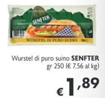Wurstel di puro suino SENFTER