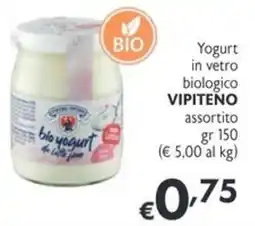 SuperW Yogurt in vetro biologico VIPITENO offerta