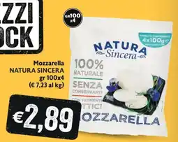SuperW Mozzarella Natura Sincera offerta