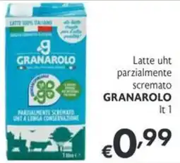 SuperW Latte uht parzialmente scremato Granarolo offerta