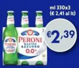 SuperW Peroni Nastro Azzurro 0,0% offerta