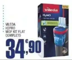 Splendidi e Splendenti Vileda H2PRO mop kit flat completo offerta