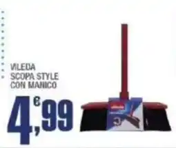 Splendidi e Splendenti Vileda scopa style con manico offerta