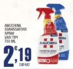 Splendidi e Splendenti Amuchina sgrassatore spray offerta