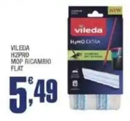 Splendidi e Splendenti Vileda H2Pro mop ricambio flat offerta