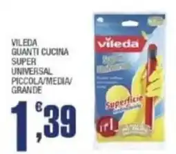 Splendidi e Splendenti Vileda guanti cucina super universal offerta