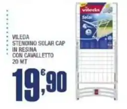 Splendidi e Splendenti Vileda stendino solar cap in resina con cavalletto offerta
