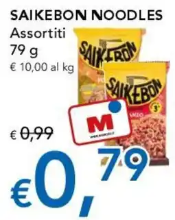 Migross Supermercati e Market Saikebon noodles assortiti offerta