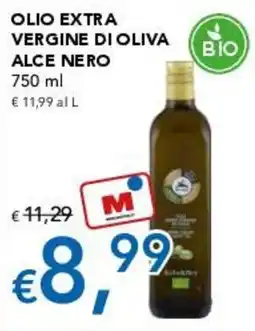 Migross Supermercati e Market Olio extra vergine di oliva Alce Nero offerta