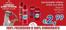 Migross Supermercati e Market Deodoranti spray/stick Old Spice offerta