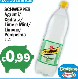 Primo Prezzo Schweppes Lime & Mint offerta
