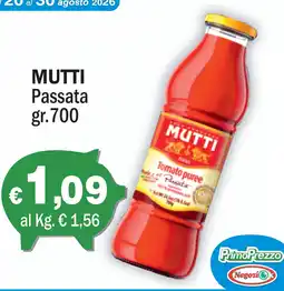 Primo Prezzo Mutti Passata offerta